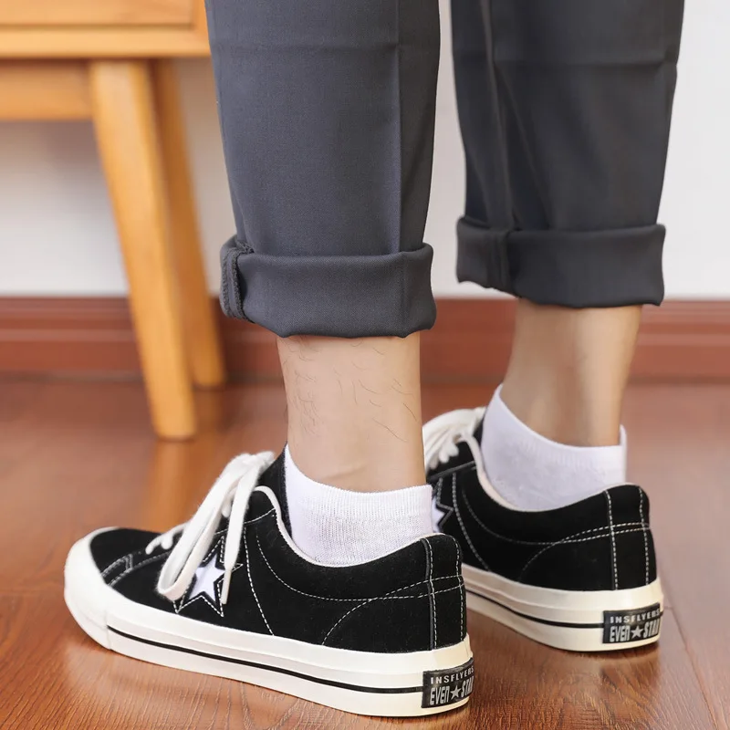 Wholesale Manufacturer Men Cheap Customized Logo Design Cotton Ankle No Show Solid Color Size Summer Socks