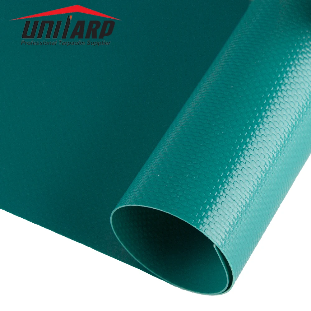 Navy Blue Dark Green 1100dtex Polyester PVC Vinyl 2.9mX50m 610gsm Tarpaulin for Party Tents