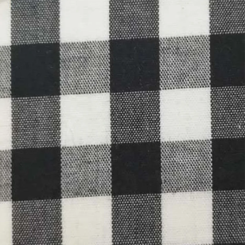 Premium Quality 100% Cotton Black and Red Plaid Kitchen Dish Towels