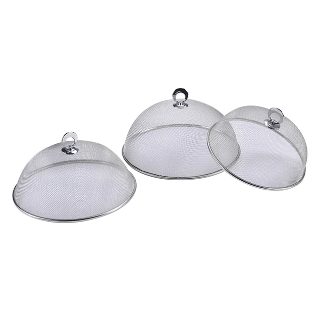 high quality Picnic Metal Mesh Dome Food Cover,reusable mesh cover