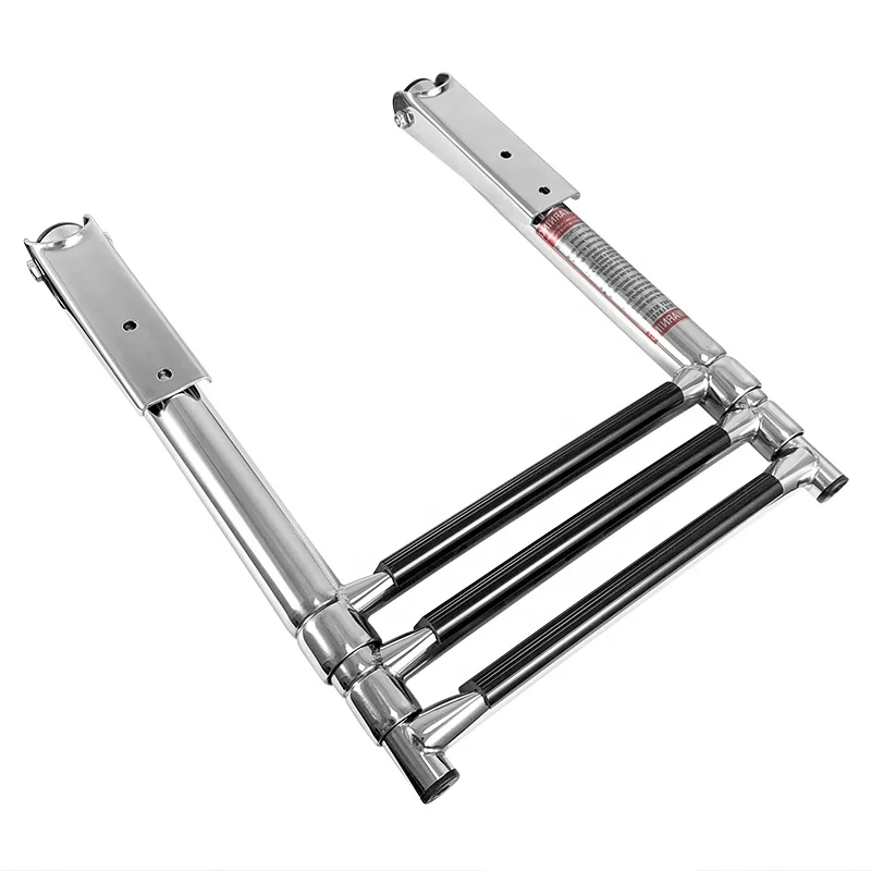 Marine Stainless Steel  3 steps 316 stainless steel boat Platform  Ladder Boarding Swim Step
