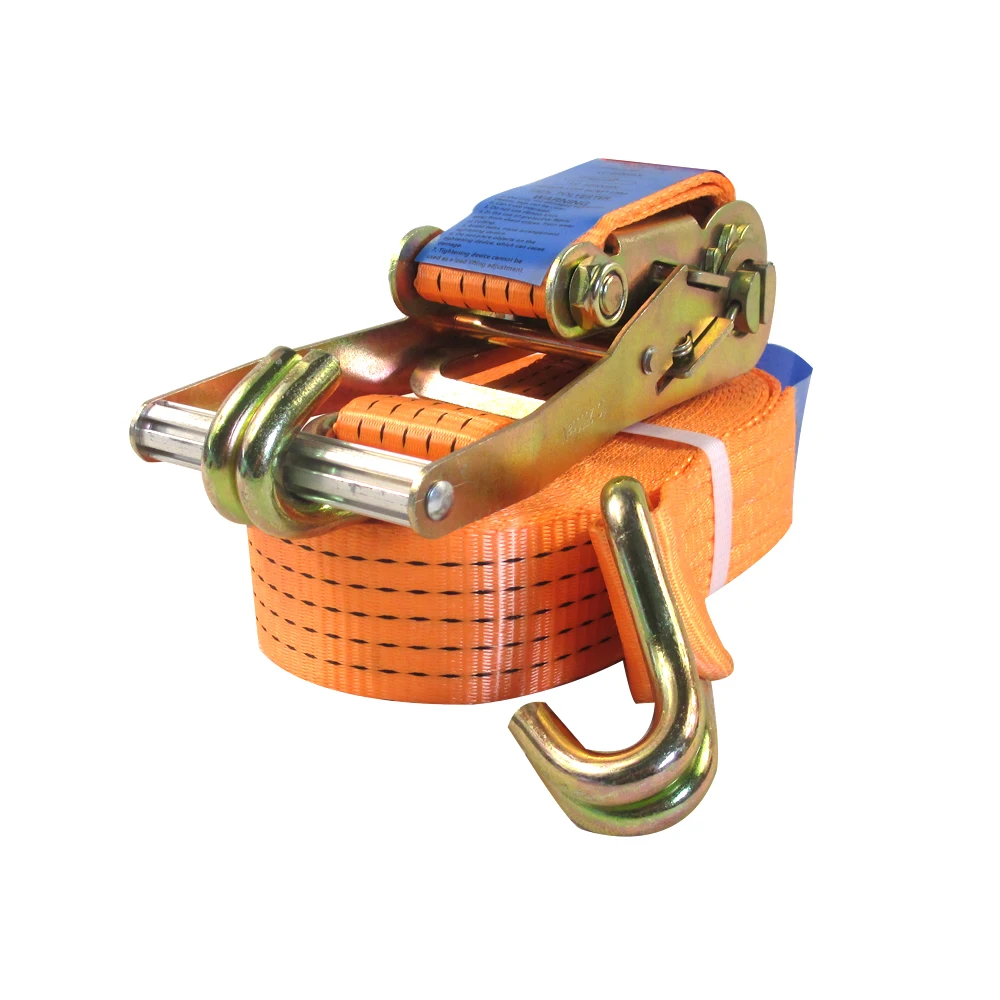 
25mm Retractable 100% polyester cheap ratchet straps 