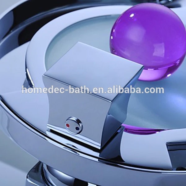 Lavatory Contemporary Temperature Sensor Color Changing Led Lights Bathroom Faucet