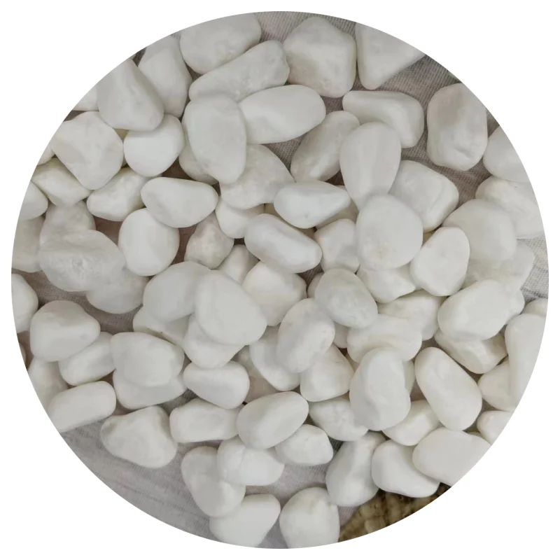Decoration Cobblestones Cobble Pebble Stone for Garden Natural High Quality Landscape Pure White 