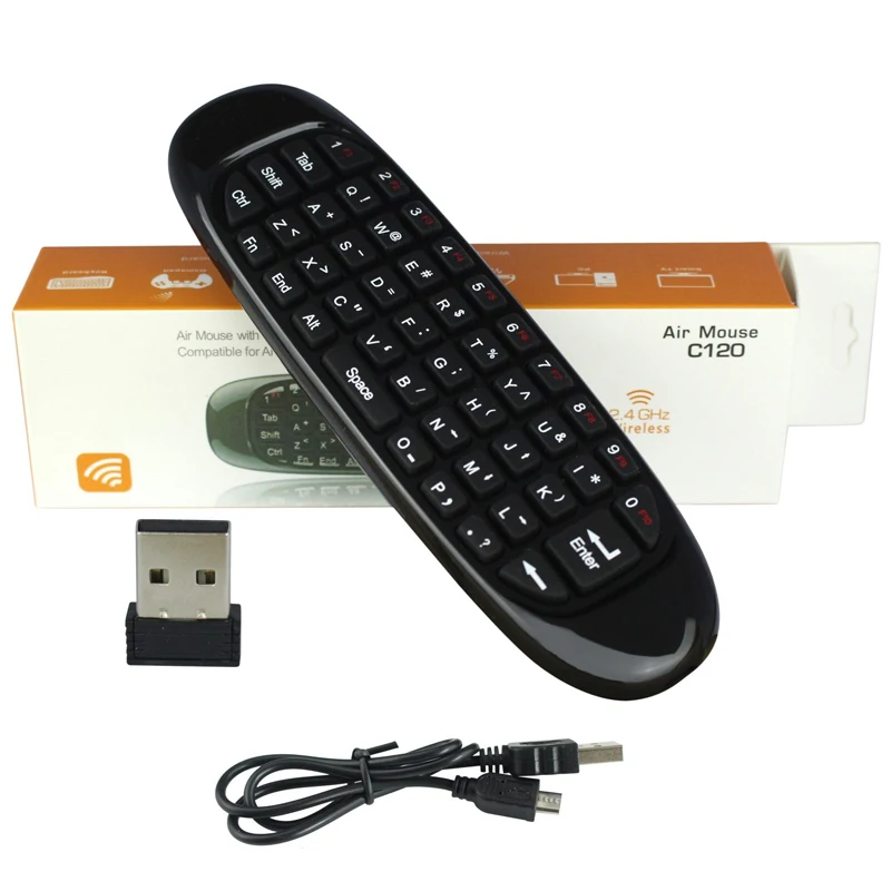 T10 Rechargeable Wireless Air remote control c120 air mouse