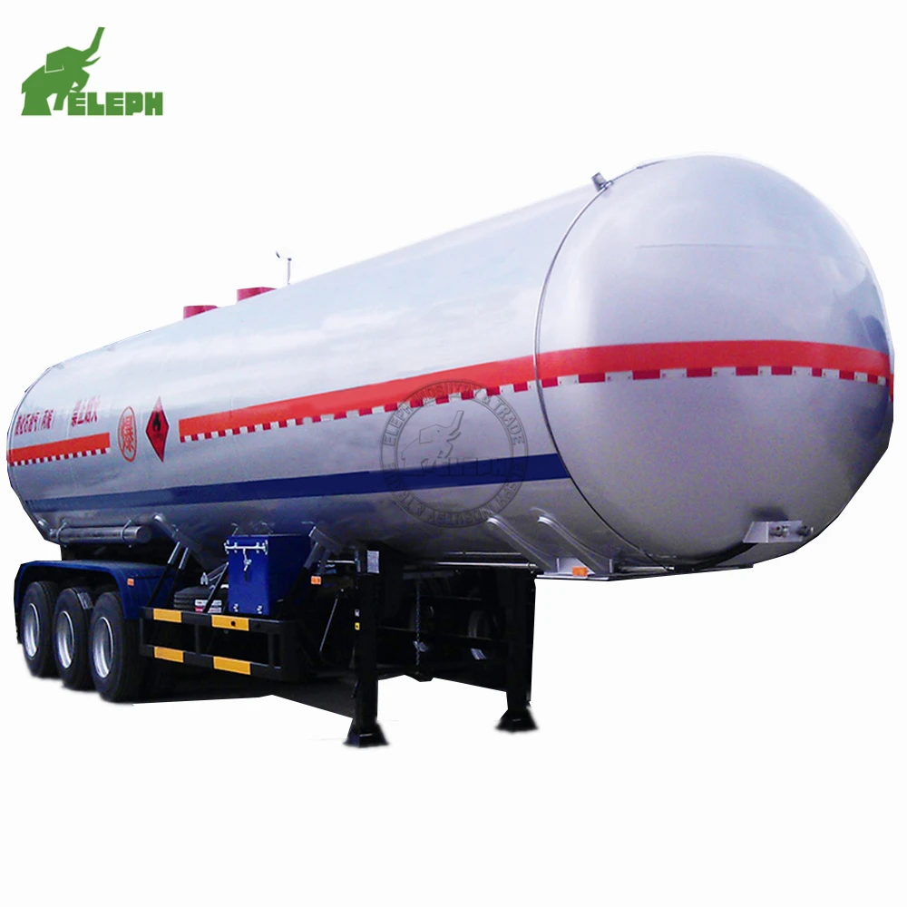 3 оси 57 CBM G жидкий пропан газ пуля LPG газовый бак полуприцеп автоцистерна