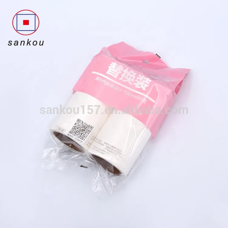cleaning tape sticky paper plastic roller refills lint roller replacement set