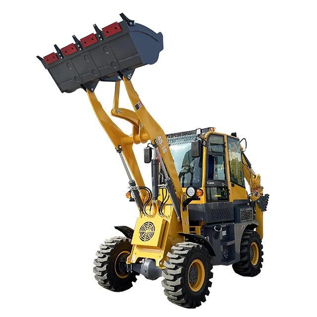 MR45-16 CE backhoe loader four-wheel-drive automatic hydraulic small wheel excavator loader