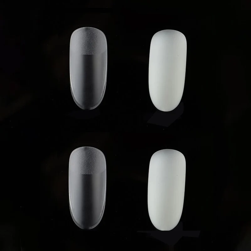 Upgraded Version 500 Tablets Decorated Nail Tips False Cheap Price Nail Tips False Artificial Oval Nail Tips(1 Box)