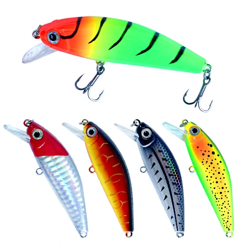 Gorgons Fish Scale Laser Deep Diving Minnow Lure Japanese Minnow Lures Sinking With Strength Blood Tank Hook