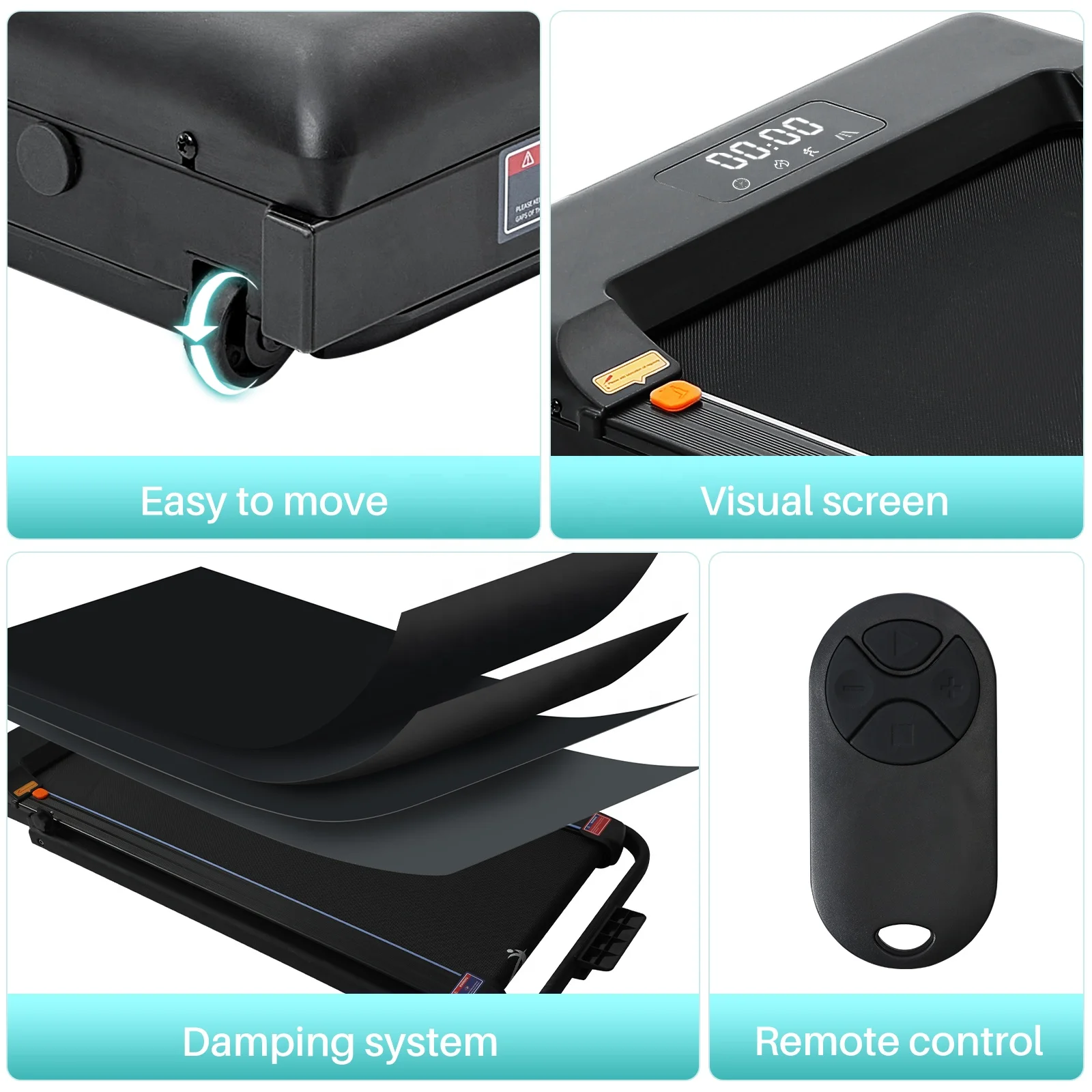 Maibu High Quality Electric Treadmill Collapsible Under Desk Treadmill Treadmill Walking Pad For Home