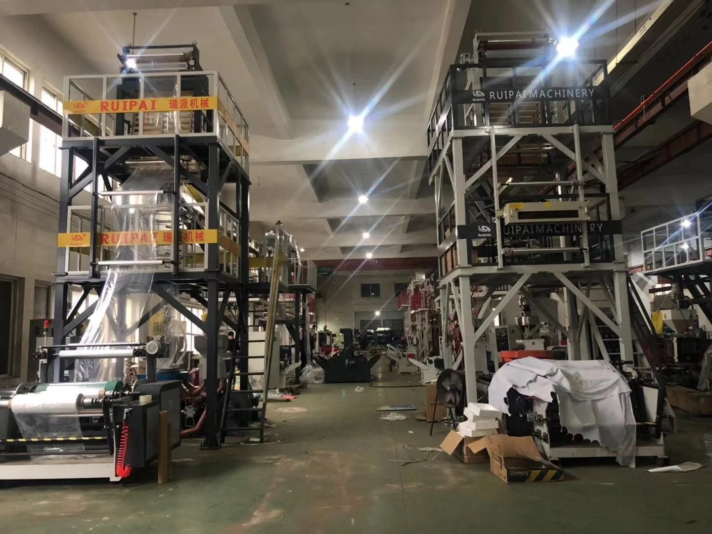 High Speed Recycled LDPE/HDPE Biodegradable/PVA/PLA Blown Extrusion Plastic Film Extruder Machine