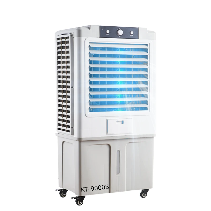 Стендовый промышленный вентилятор охлаждения Система окно Испарительный номер тяжелый внутреннего воздушного охладителя воды KT-9000B