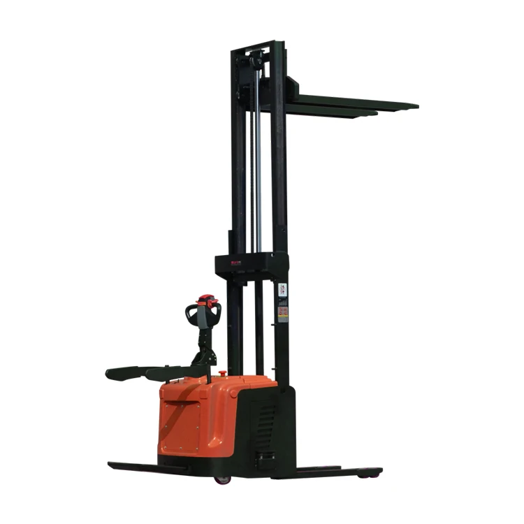 1 Ton Automatic Lifting Ground Cattle Forklift Truck Full Small 1.5ton Electric Stacker