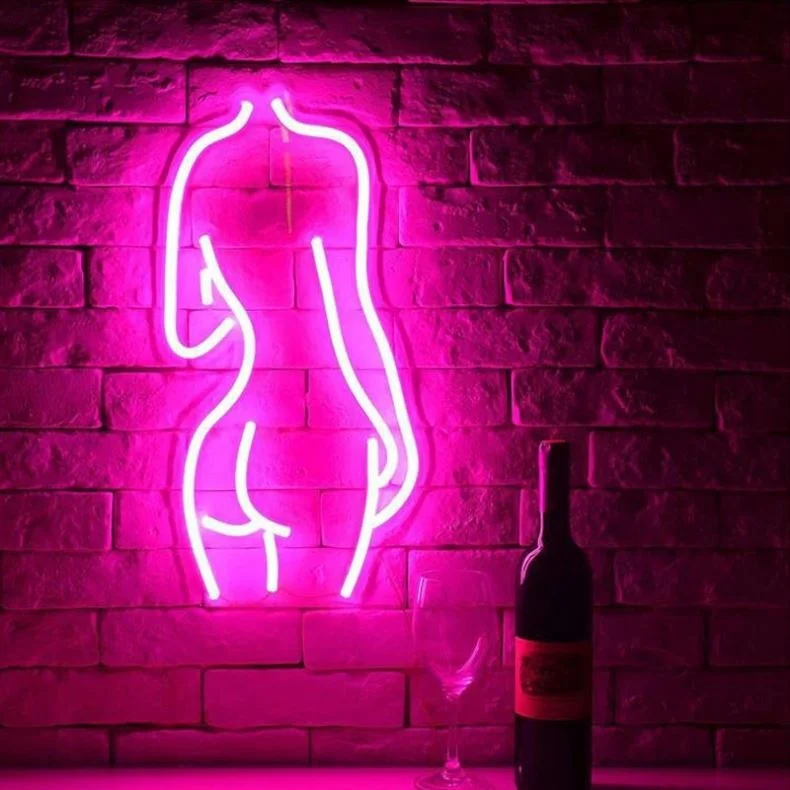 Party Decoration Hot Sale Sexy Lady Neon Lights Led Neon Sign Custom