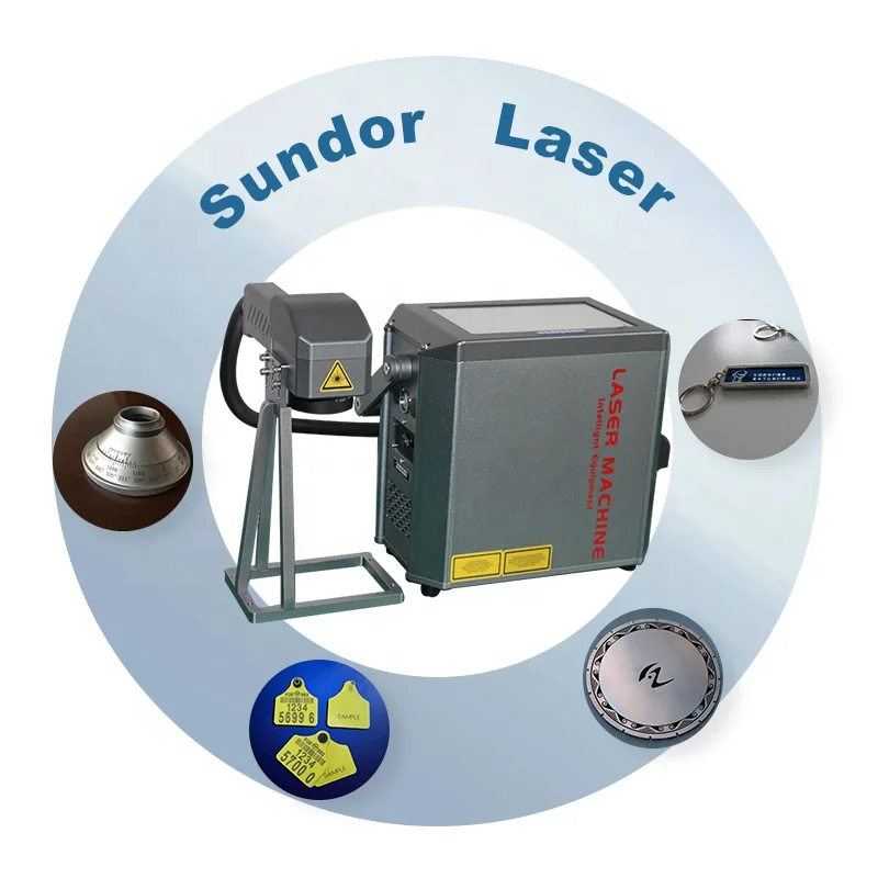 Small handheld 20W 30W portable fiber laser marking machine for metal jewelry printing