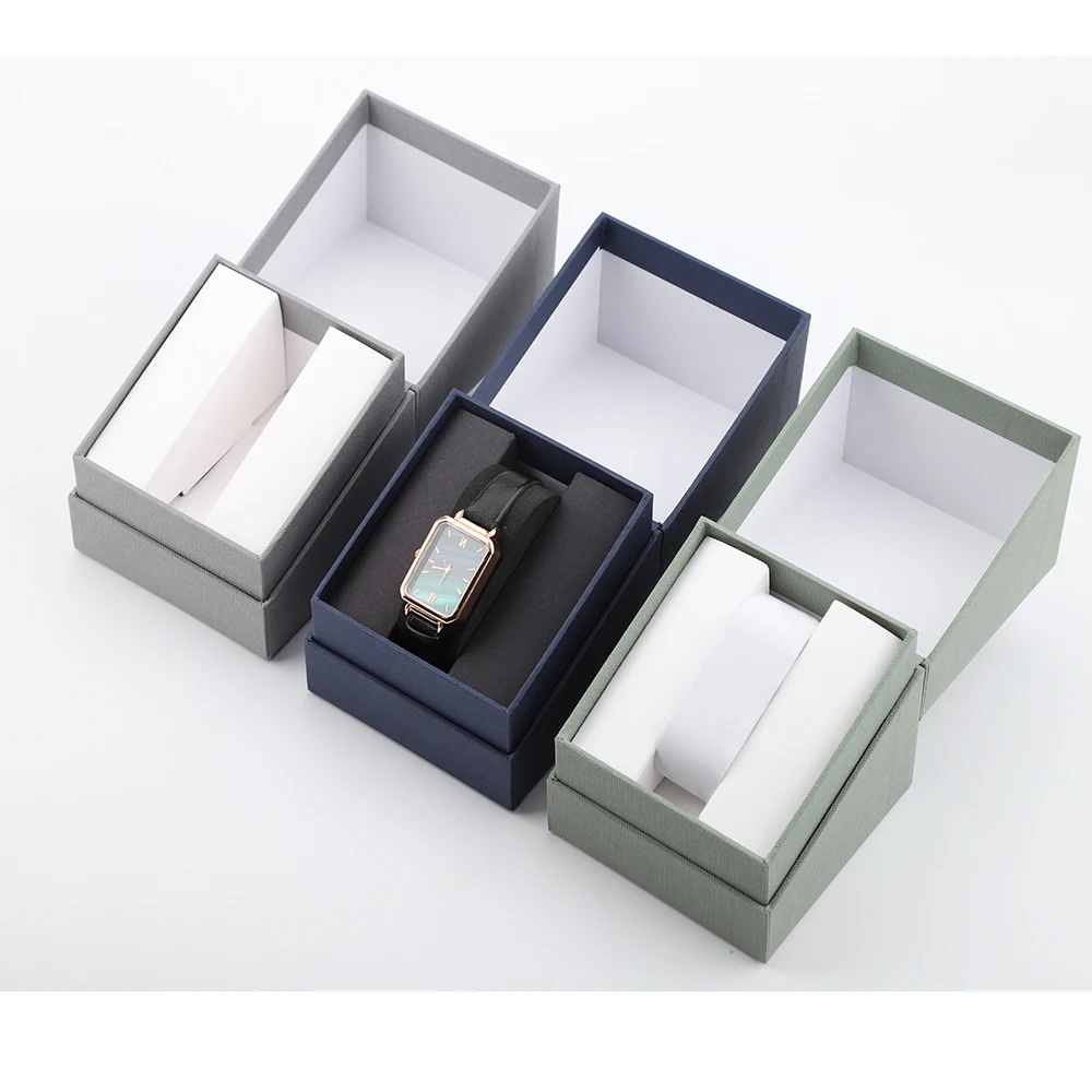 OEM custom luxury printing cardboard packaging watch case box factory from China