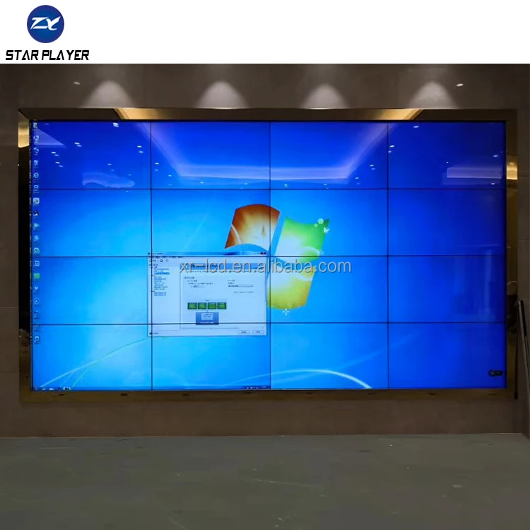 Controller Samsung Videowall 55 Inch 2x2 3x3 5x5 Advertisement Display Splicing Screen Advertising Players 8mm LCD Video Wall