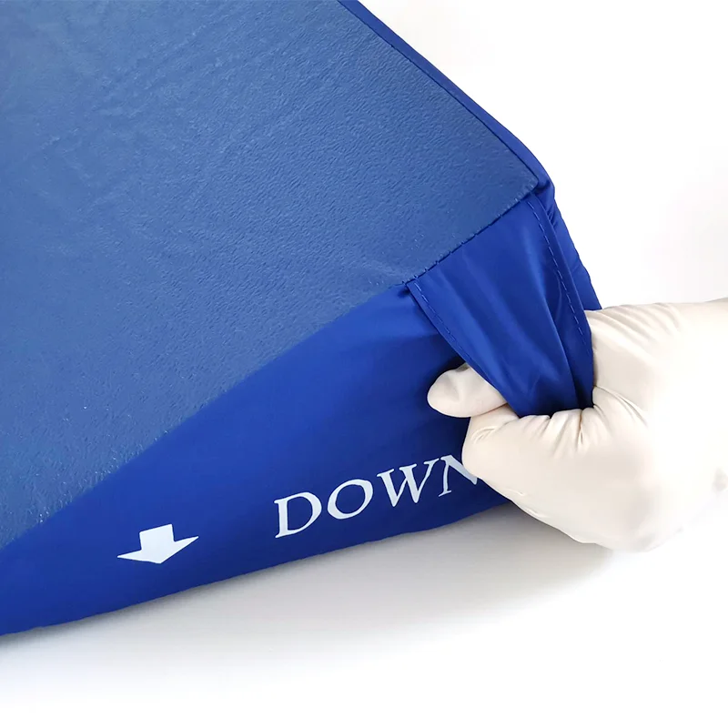 Comfortable Glide Reusable Right-angle Foam Body Position Bed Wedges Pillow Used With Medical Transfer Sheet To Help Turn