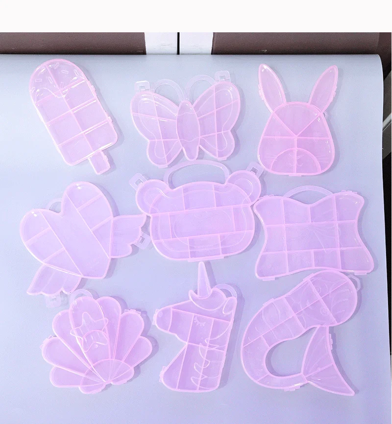 wholesale Storage Box Plastic Package Boxes Transparent Clear Empty Box Safe Material Plastic Storage Containers