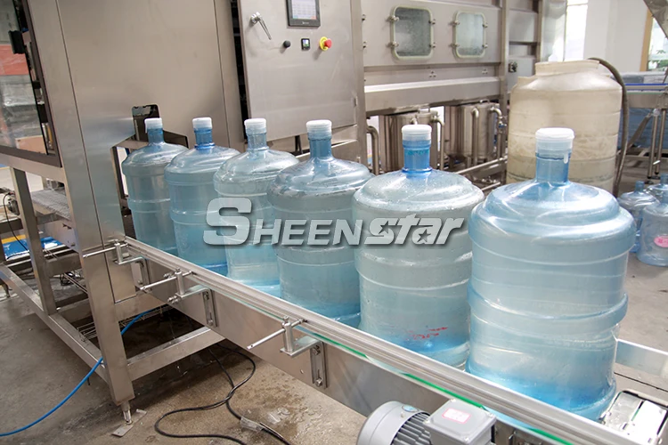450 barrels per hour 5 gallon mineral water filling machine