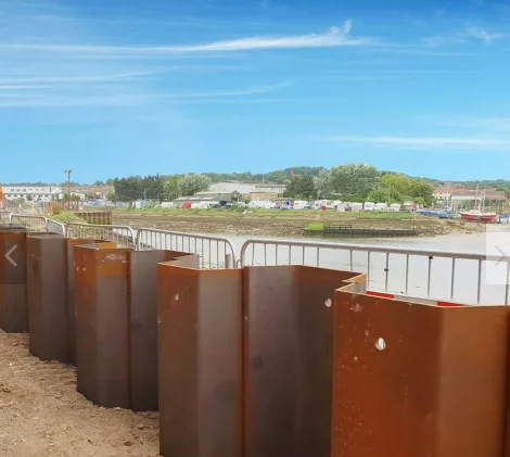 Грунтовая Новая китайская холодная форма U-образные металлические стальные сваи для