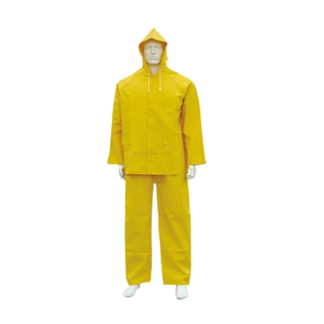 Customize Raincoat Polyester PVC Cheap Raincoat with Waterproof Seam Sealing Rainwear Suit