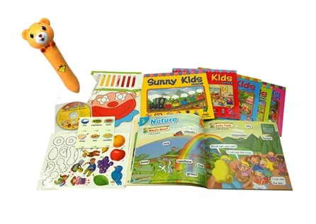 Учебная Магическая ручка для дошкольного обучения говорящие английские Обучающие забавные детские книги для изучения английского языка