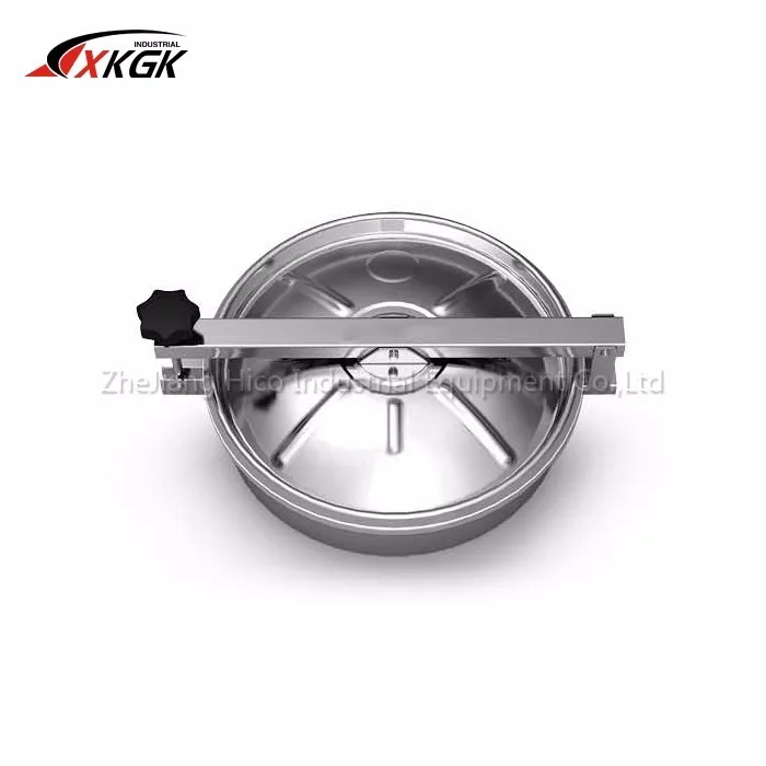 Food and Beverage Tank sanitary Stainless Steel SS304 Oval Manhole Cover stainless steel Manway