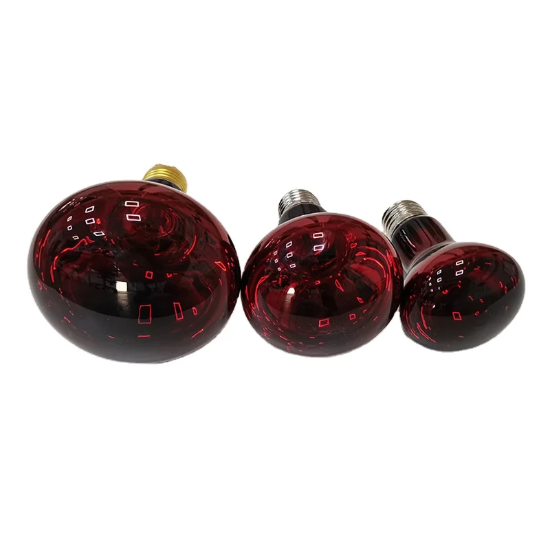 R63 R80 R95 infrared chicken light therapy lamp red light bulbs 75W 100W 150w for pets chickens