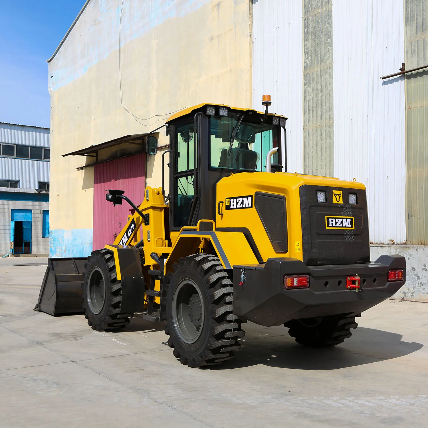 Фронтальный колесный погрузчик Huizhong HZM927 S270 ZL20 для тяжелых условий эксплуатации 2 5 тонны продажа с двигателем