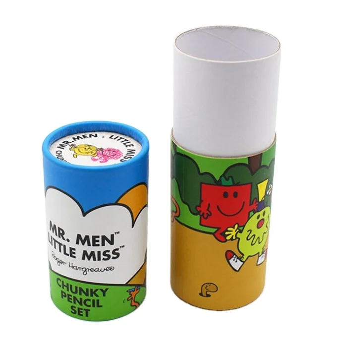 Biodegradable Kraft Paper Tubes Deodorant Containers Embossing Logo Coffee Packaging For Tea / Dried Food