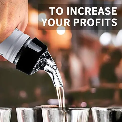 Amazon best seller measured wine pourer wine spirit automatic liquor wine cocktail drinks pour spout for home and bar