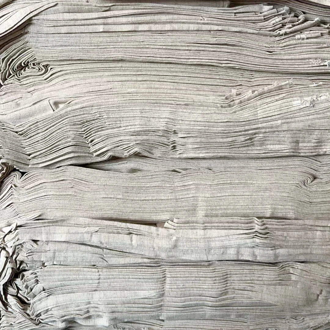 100% ramie оптовая продажа трикотажная ткань Grey Melange Greige для одежды