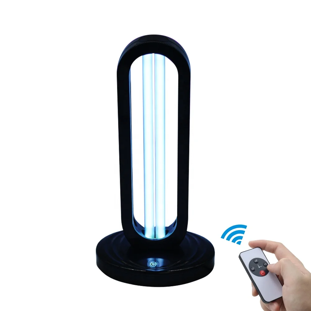 110V 220V Remote Control Ultraviolet Sterilizing lamp 38W UV Disinfection Light High Ozone UVC Germicidal Lamp
