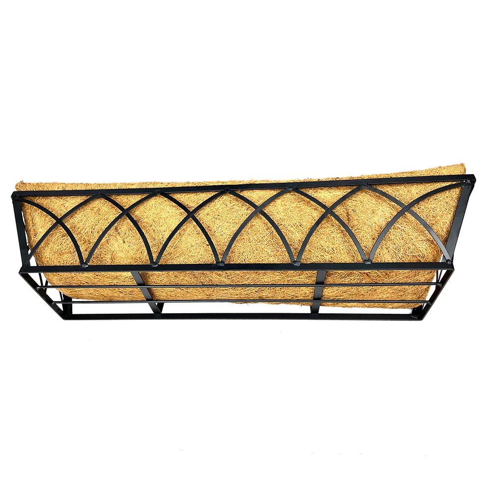 Window box grille deck natural coconut Coir planting Garden flowers Vegetable planting coconut palm flower pot
