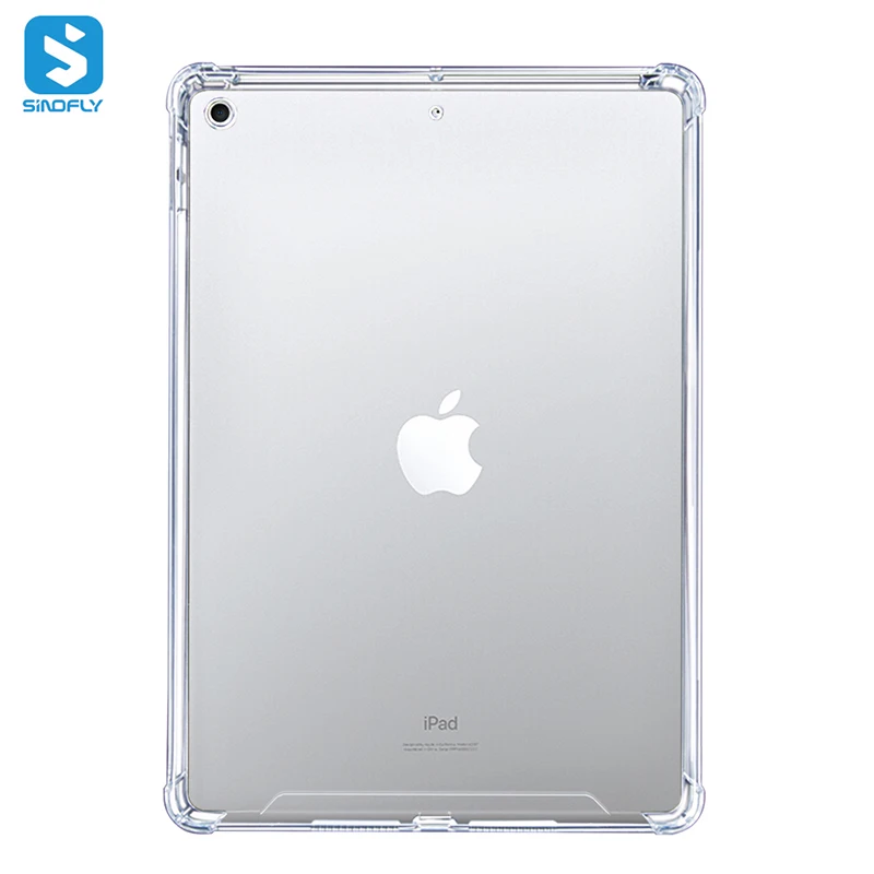 Прозрачная акриловая жесткая прозрачная задняя крышка Противоударная защита от падения ультратонкий гелевый бампер из ТПУ устойчивый к царапинам чехол для ipad