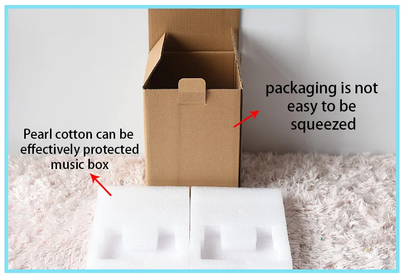 Latest Designs Wooden Toy Musical Box Logo Name Customization Clockwork Music Box for Children Gifts