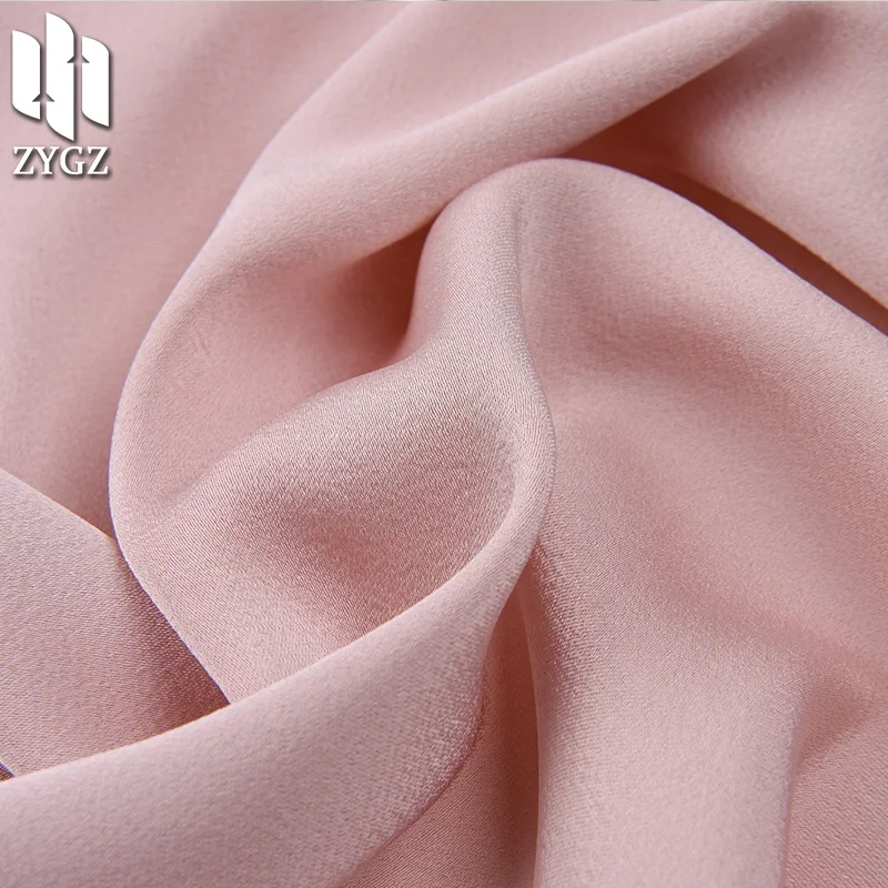 Polyester satin fabric imitation acetic acid texture matte pendant dress dress fabric wholesale