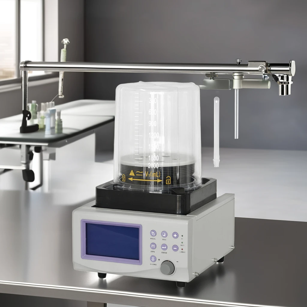 Pet hospital medical Vet Touch Screen Portable Veterinary Anesthesia Ventilator for Animal