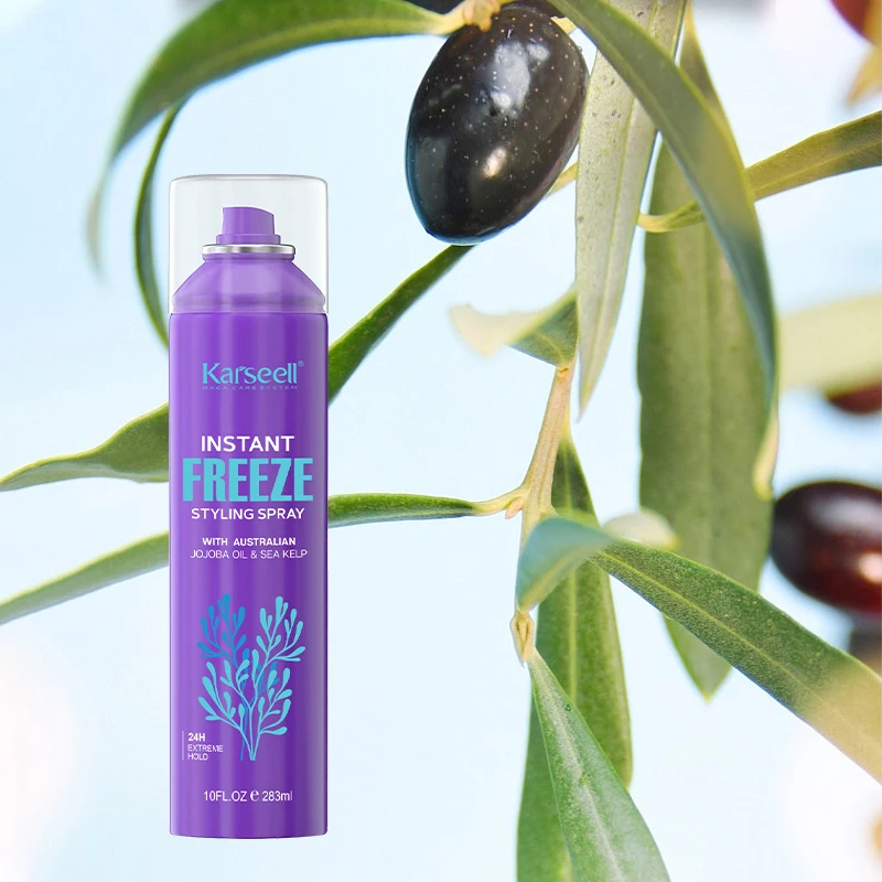 OEM hair styling spray for men and women hair strong hold spray quick dry hair setting spray