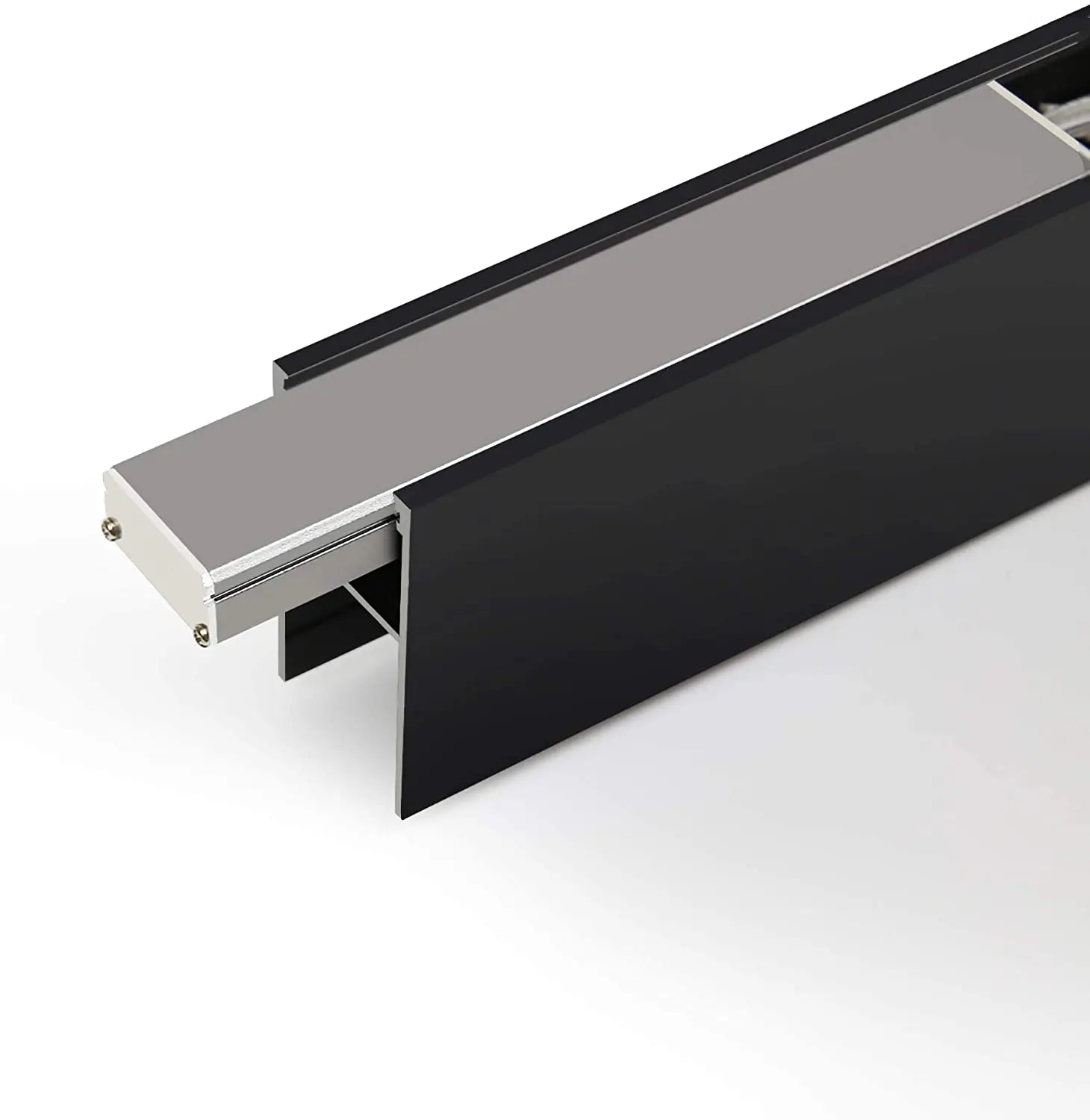 2 Circuit Linear Light High Cri 3000k 4000k Rotatable 355 Degree Led Track Light Square 12w Cob