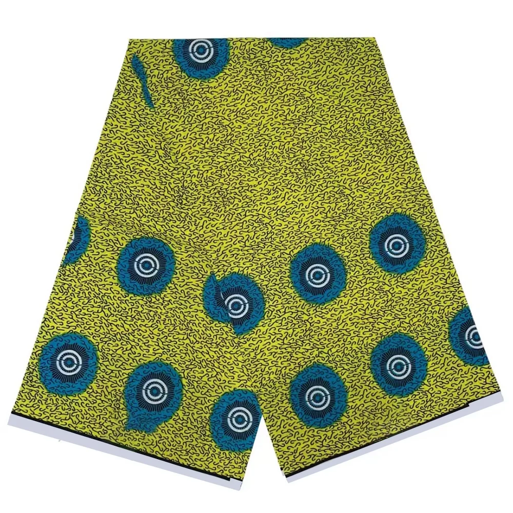 Factory Supply African Loincloth 100% Cotton Original Ankara African Fabrics Tissu African Super Real Wax Printed Fabric