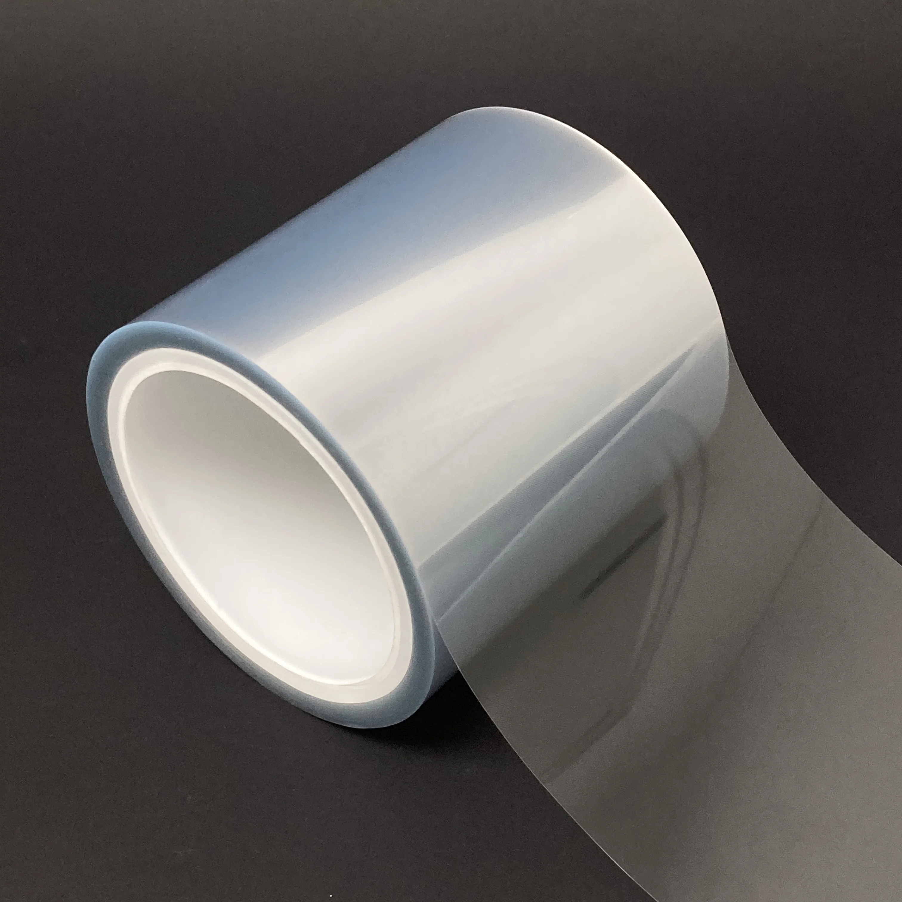 Factory wholesale 30/50/80 micron silicone glass lens touch screen surface protection PET protective film