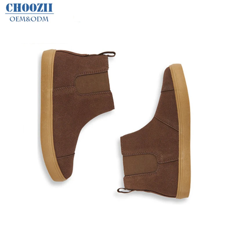 Choozii Kids Baby Boy Boots Toddler Short Ankle Italian Winter Shoes Boots Genuine Leather Baby Cowboy Boots Shoes For 1-3 Years