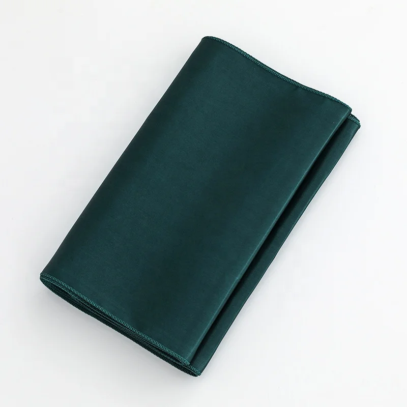Wedding dinner party table decoration Polyester napkins with rolled edge washable 100% polyester napkins