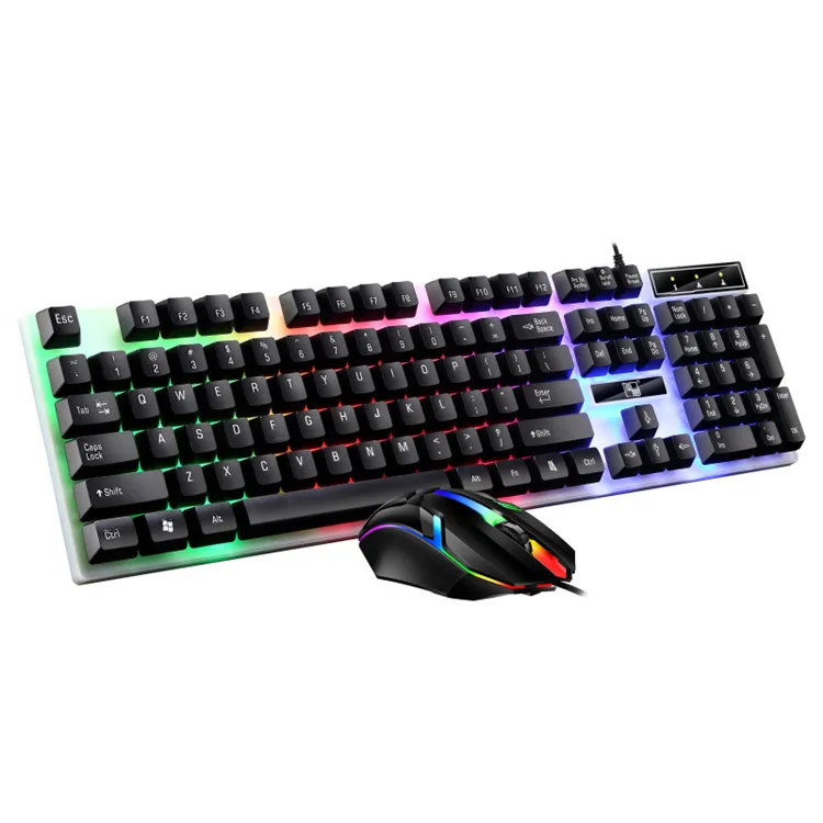 Новейшая Механическая Usb-клавиатура и мышь Rgb с подсветкой