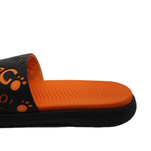 OEM Custom Black Slides Footwear Sandal EVA Custom Logo Slippers Men Plain Blank Slide Sandal Slippers Custom Logo Slide