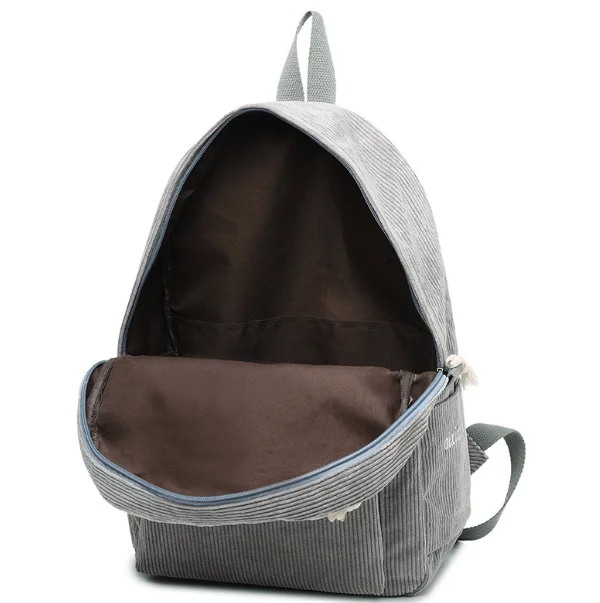 Factory Direct Unisex Oxford School Backpack Fashionable Primary School Bag with Zipper Closure for Kids and Students