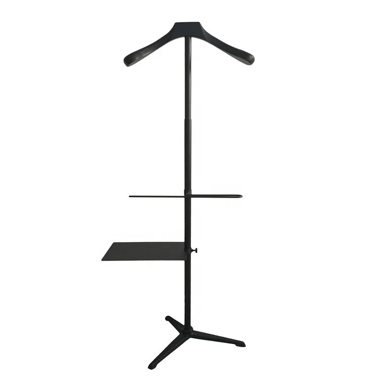 
Modern Adjustable Height Mall Home Office Suit Clothes Valet Stand 
